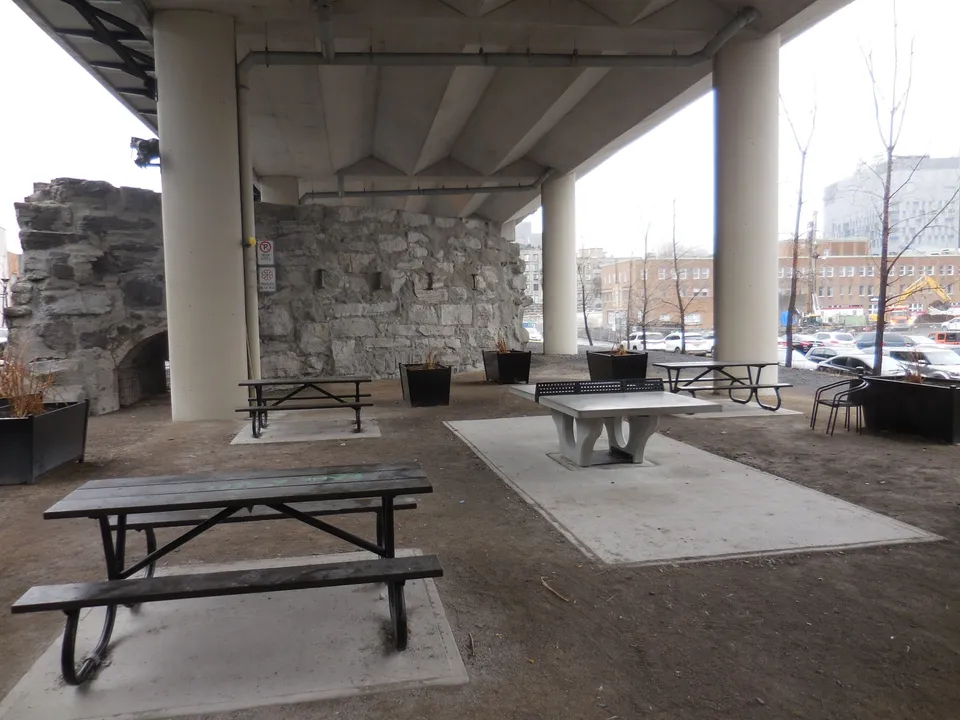 Underpass adjacent to Old Montreal